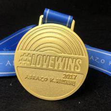 2017彩虹路跑獎牌