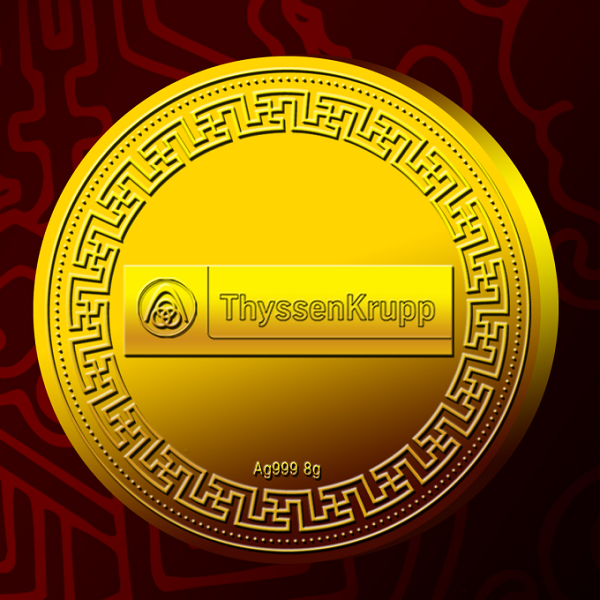 蒂森克虜伯電梯 (中國)金徽章紀念幣