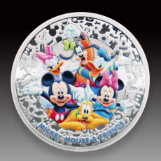 迪士尼彩印銀幣